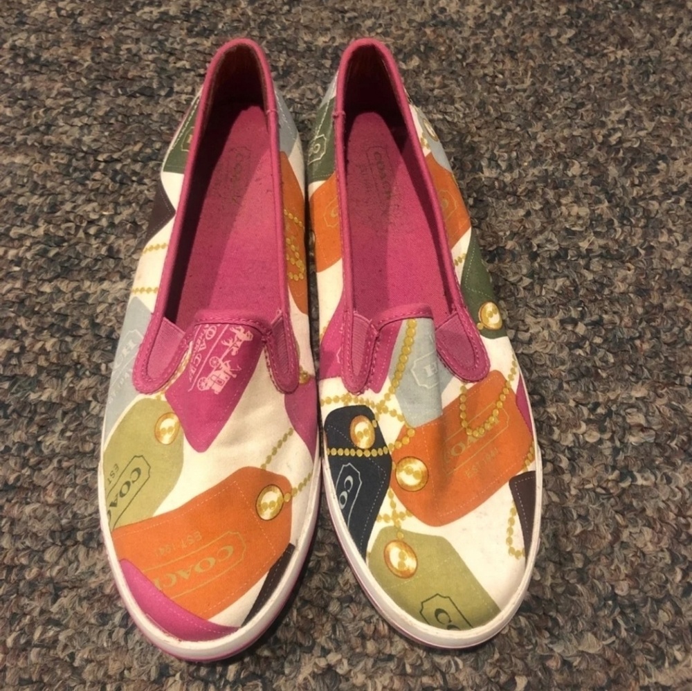 Women Coach Slip ons